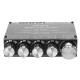 Sinilink XY-S100L – 2.1 channel 2x50 plus 100 watt subwoofer output Class D Audio Amplifier - support Bluetooth AUX and USB Color Black